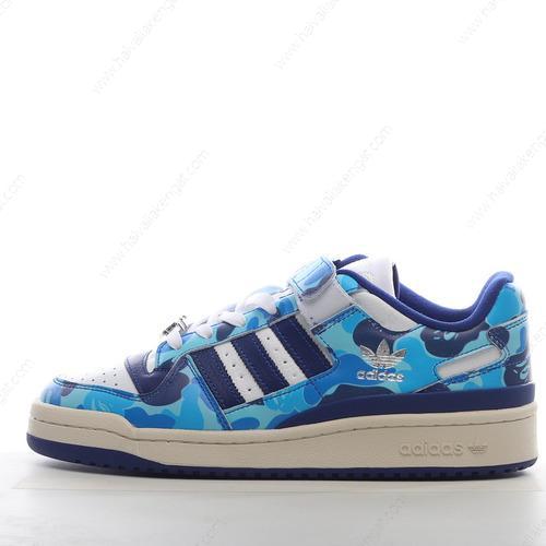 Adidas Forum Low X BAPE Herren/Damen Kengät ‘Sininen’ ID4772