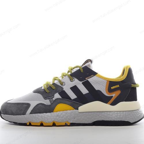 Adidas Nite Jogger Herren/Damen Kengät ‘Harmaa Musta Keltainen’