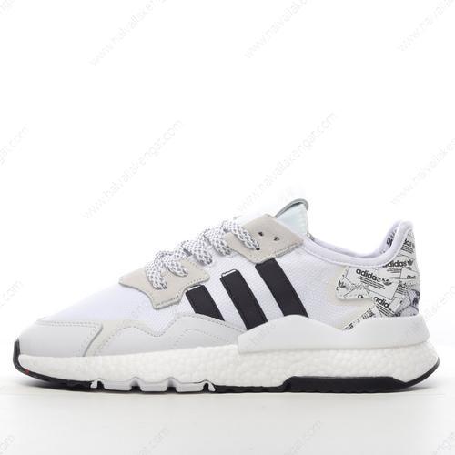 Adidas Nite Jogger Herren/Damen Kengät ‘Valkoinen Harmaa Musta’