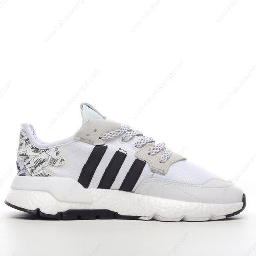 Adidas Nite Jogger Herren/Damen Kengät ‘Valkoinen Harmaa Musta’