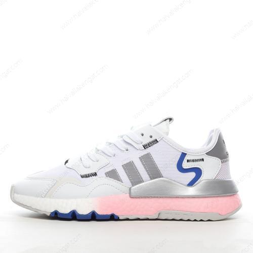 Adidas Nite Jogger Herren/Damen Kengät ‘Valkoinen Hopea Sininen’