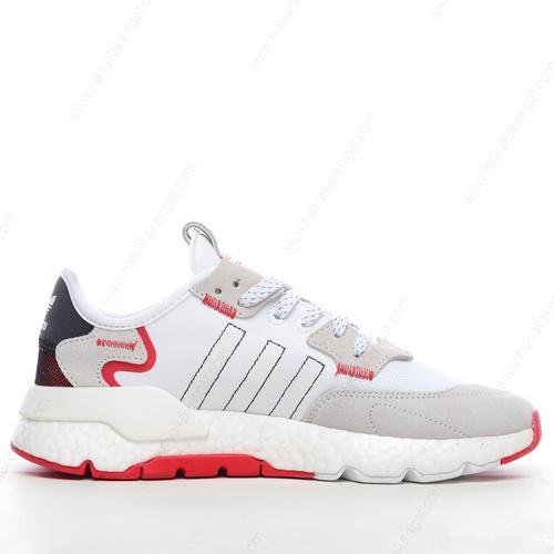 Adidas Nite Jogger Herren/Damen Kengät ‘Valkoinen Musta Harmaa Punainen’ H03248