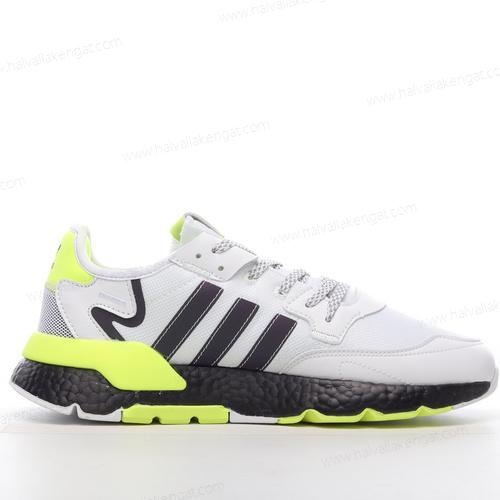 Adidas Nite Jogger Herren/Damen Kengät ‘Valkoinen Musta Vihreä’ EG6749