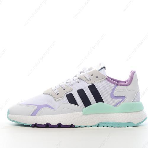 Adidas Nite Jogger Herren/Damen Kengät ‘Violetti Vihreä Valkoinen’ FW6702
