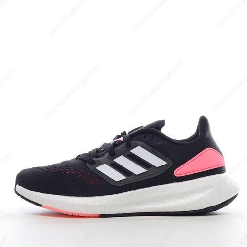 Adidas Pureboost 22 Herren/Damen Kengät ‘Musta Valkoinen Vaaleanpunainen’ HQ1458