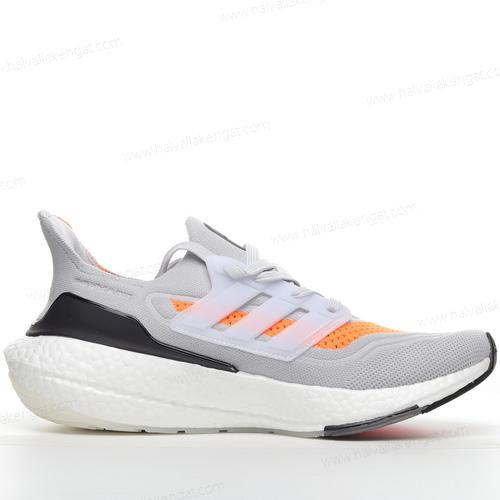 Adidas Ultra boost 21 Herren/Damen Kengät ‘Harmaa Musta Oranssi’ FY5391
