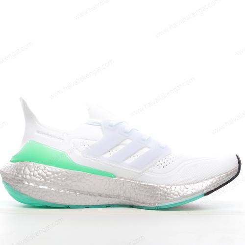 Adidas Ultra boost 21 Herren/Damen Kengät ‘Kulta Valkoinen Vihreä’ FY0383