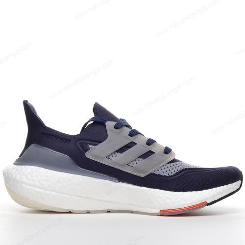 Adidas Ultra boost 21 Herren/Damen Kengät ‘Tummansininen Harmaa Valkoinen’ FZ2068