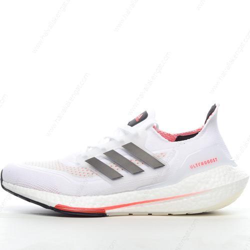 Adidas Ultra boost 21 Herren/Damen Kengät ‘Valkoinen Musta Punainen’