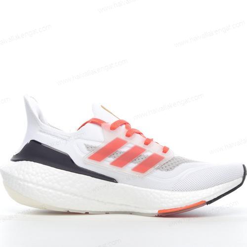 Adidas Ultra boost 21 Herren/Damen Kengät ‘Valkoinen Punainen’ FZ1925