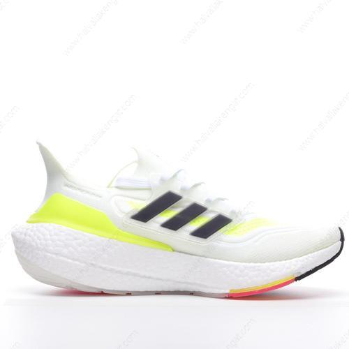 Adidas Ultra boost 21 Herren/Damen Kengät ‘Valkoinen Solar Keltainen’ FY0401