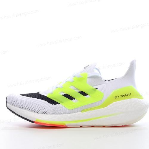 Adidas Ultra boost 21 Herren/Damen Kengät ‘Valkoinen Vaaleanvihreä Musta’ FY0377