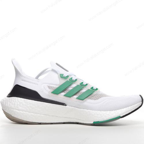 Adidas Ultra boost 21 Herren/Damen Kengät ‘Valkoinen Vihreä Musta’ FZ2326