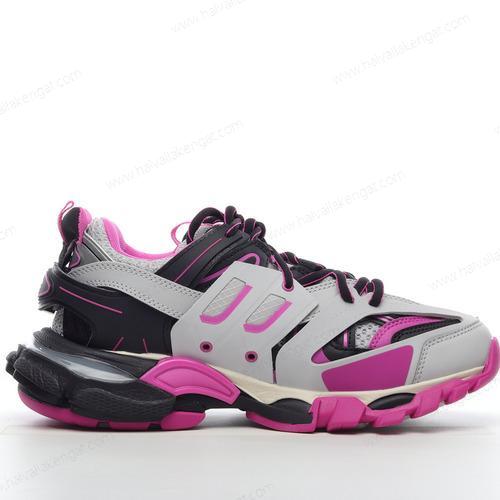 Balenciaga Track Herren/Damen Kengät ‘Musta Harmaa Tumma Vaaleanpunainen’