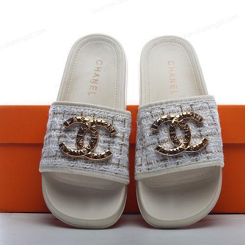 Chanel Logo Flip Flop sandals Herren/Damen Kengät ‘Valkoinen Kulta’