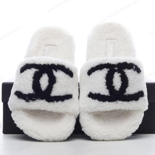 Chanel Slippers Herren/Damen Kengät ‘Valkoinen Musta’