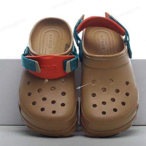 Crocs Classic Clog Beach Shoe Unisex Herren/Damen Kengät ‘Ruskea Keltainen’ 206340-265
