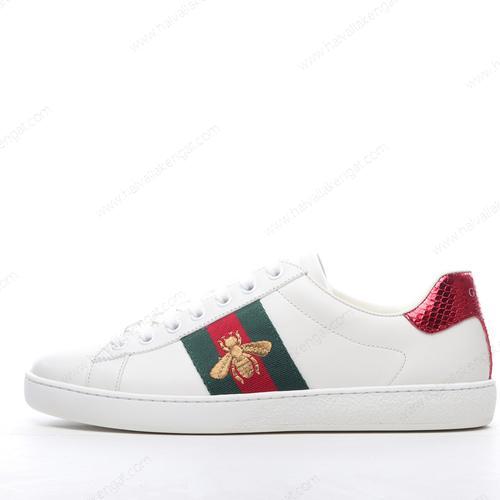 Gucci ACE Bee Sneakers Herren/Damen Kengät ‘Valkoinen Punainen’