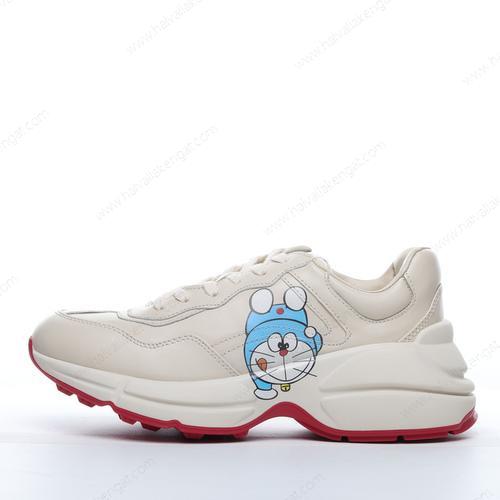 Gucci x Doraemon Rhyton Vintage Trainer Herren/Damen Kengät ‘Valkoinen Punainen’