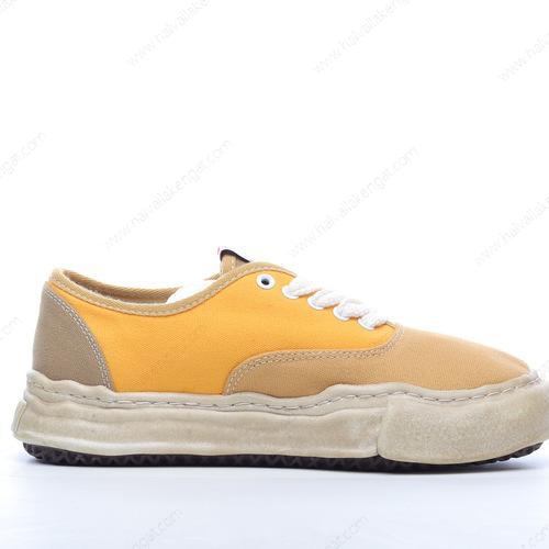 Maison MIHARA YASUHIRO Baker Low Top Canvas Sneakers Herren/Damen Kengät ‘Khaki Keltainen’