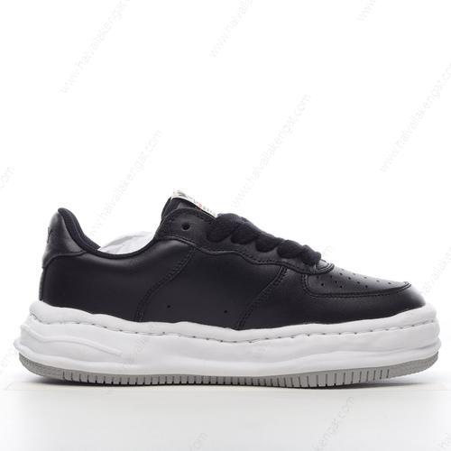 Maison MIHARA YASUHIRO Perforated Detail Low Top Sneakers Herren/Damen Kengät ‘Musta’ A07FW702
