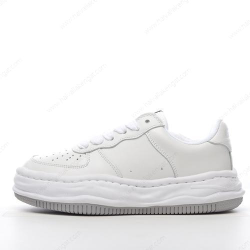 Maison MIHARA YASUHIRO Perforated Detail Low Top Sneakers Herren/Damen Kengät ‘Valkoinen’ A07FW702