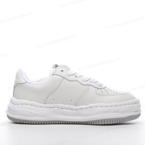 Maison MIHARA YASUHIRO Perforated Detail Low Top Sneakers Herren/Damen Kengät ‘Valkoinen’ A07FW702