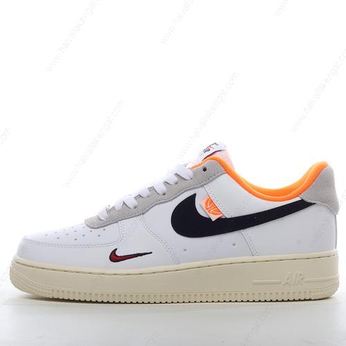 Nike Air Force 1 Low 07 Herren/Damen Kengät ‘Valkoinen Oranssi Musta’ DX3357-100