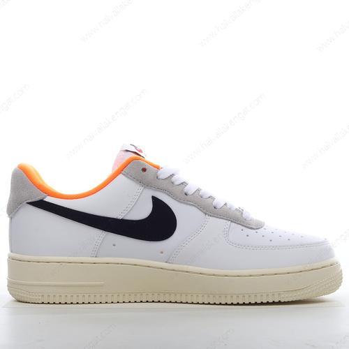 Nike Air Force 1 Low 07 Herren/Damen Kengät ‘Valkoinen Oranssi Musta’ DX3357-100