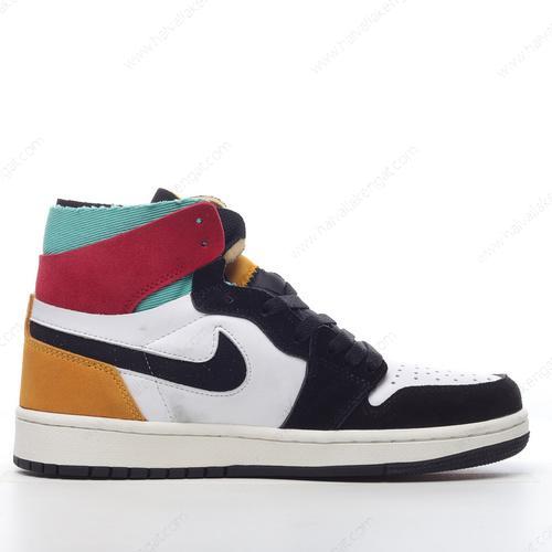 Nike Air Jordan 1 High Zoom Air CMFT Herren/Damen Kengät ‘Musta Valkoinen Punainen Oranssi Vihreä’ CT0978-016