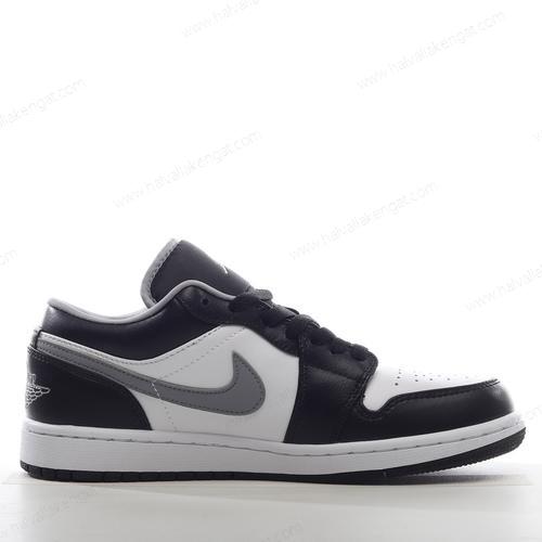 Nike Air Jordan 1 Low Herren/Damen Kengät ‘Musta Harmaa Valkoinen’ 553558-040