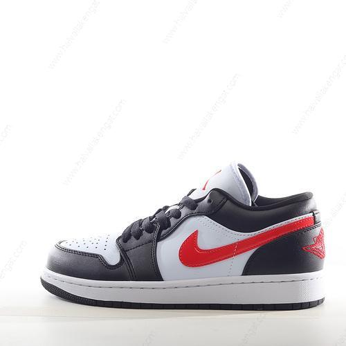 Nike Air Jordan 1 Low Herren/Damen Kengät ‘Musta Punainen Valkoinen’ DC0774-004
