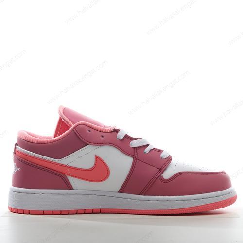 Nike Air Jordan 1 Low Herren/Damen Kengät ‘Punainen Valkoinen’ 553560-616