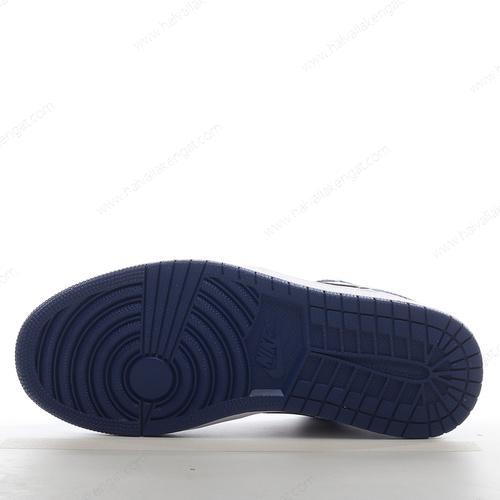 Nike Air Jordan 1 Low Herren/Damen Kengät ‘Sininen Harmaa Valkoinen’ 553558-412