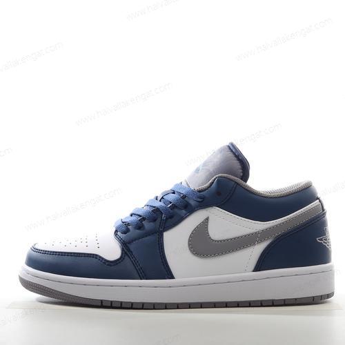 Nike Air Jordan 1 Low Herren/Damen Kengät ‘Sininen Harmaa Valkoinen’ 553560-412