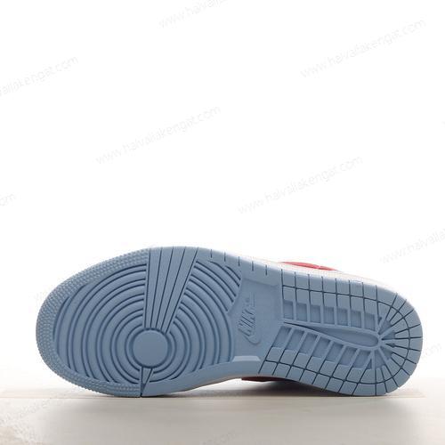 Nike Air Jordan 1 Low Herren/Damen Kengät ‘Sininen Harmaa Valkoinen Punainen’ DC0774-164