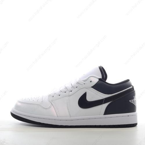 Nike Air Jordan 1 Low Herren/Damen Kengät ‘Valkoinen Musta’ 553558-132