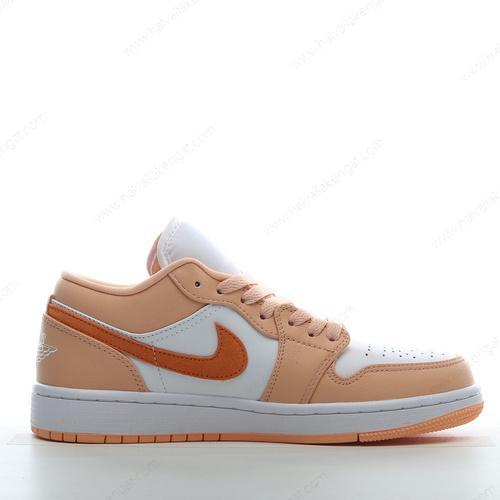 Nike Air Jordan 1 Low Herren/Damen Kengät ‘Valkoinen Oranssi’ DC0774-801