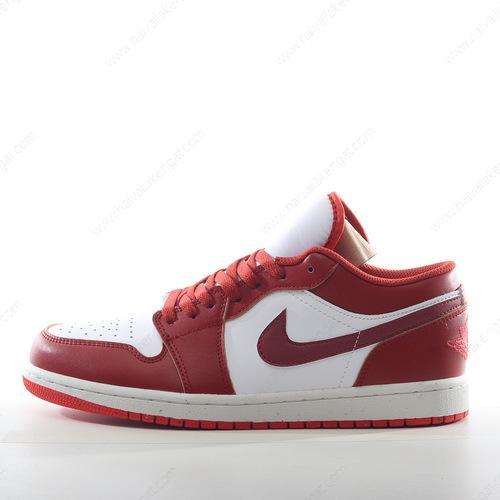 Nike Air Jordan 1 Low Herren/Damen Kengät ‘Valkoinen Punainen’ FJ3459-160