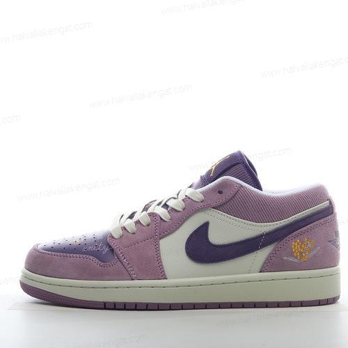 Nike Air Jordan 1 Low Herren/Damen Kengät ‘Valkoinen Vaaleanpunainen Violetti’ DR8057-500