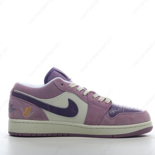 Nike Air Jordan 1 Low Herren/Damen Kengät ‘Valkoinen Vaaleanpunainen Violetti’ DR8057-500