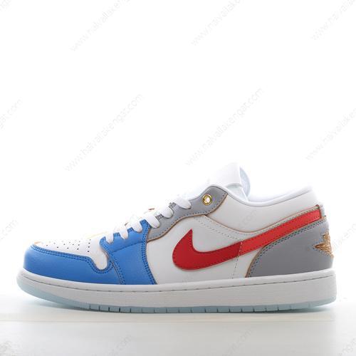 Nike Air Jordan 1 Low SE Herren/Damen Kengät ‘Valkoinen Sininen Punainen’ FN8901-164