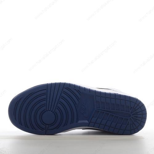 Nike Air Jordan 1 Mid Herren/Damen Kengät ‘Harmaa Valkoinen Sininen’ DQ8423-014