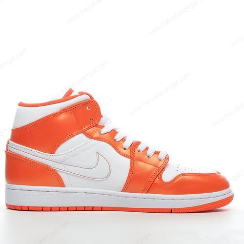 Nike Air Jordan 1 Mid Herren/Damen Kengät ‘Oranssi Valkoinen’ DM3531-800
