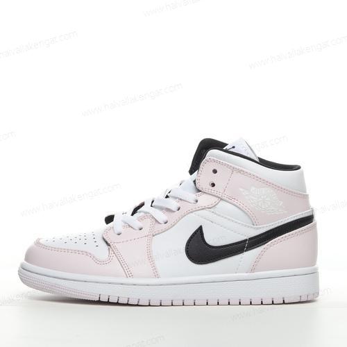 Nike Air Jordan 1 Mid Herren/Damen Kengät ‘Vaaleanpunainen Valkoinen’ BQ6472-500