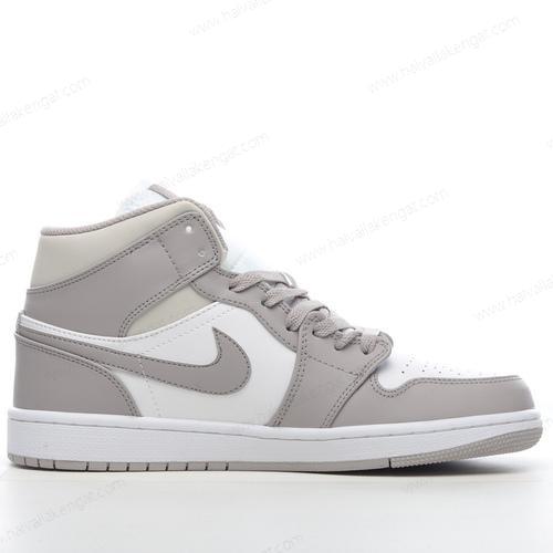 Nike Air Jordan 1 Mid Herren/Damen Kengät ‘Valkoinen’ 554724-082