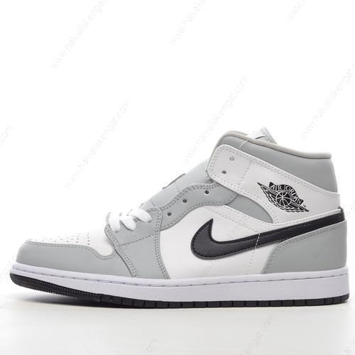 Nike Air Jordan 1 Mid Herren/Damen Kengät ‘Valkoinen Harmaa’ BQ6472-015