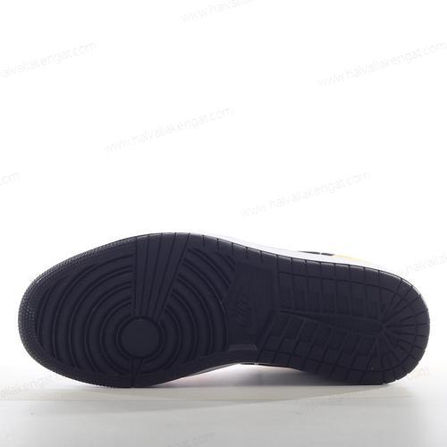 Nike Air Jordan 1 Mid SE Herren/Damen Kengät ‘Valkoinen Musta Keltainen’ DX4365-800