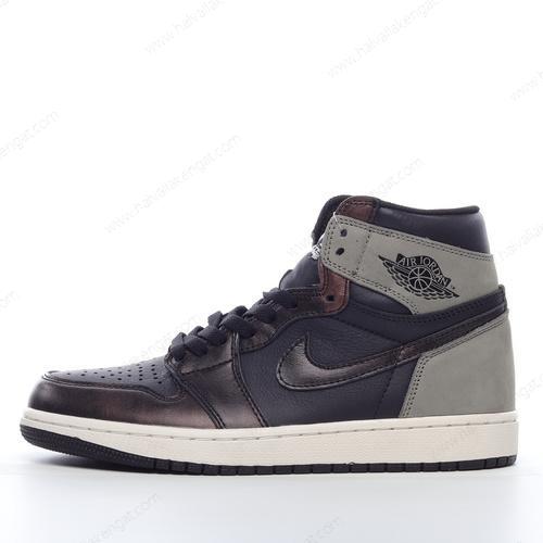Nike Air Jordan 1 Retro High Herren/Damen Kengät ‘Musta Harmaa’ 555088-033