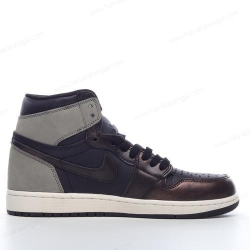 Nike Air Jordan 1 Retro High Herren/Damen Kengät ‘Musta Harmaa’ 555088-033